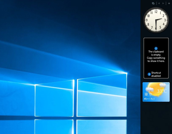 Windows10にサイドバーガジェットを配置しよう にゅーてみ
