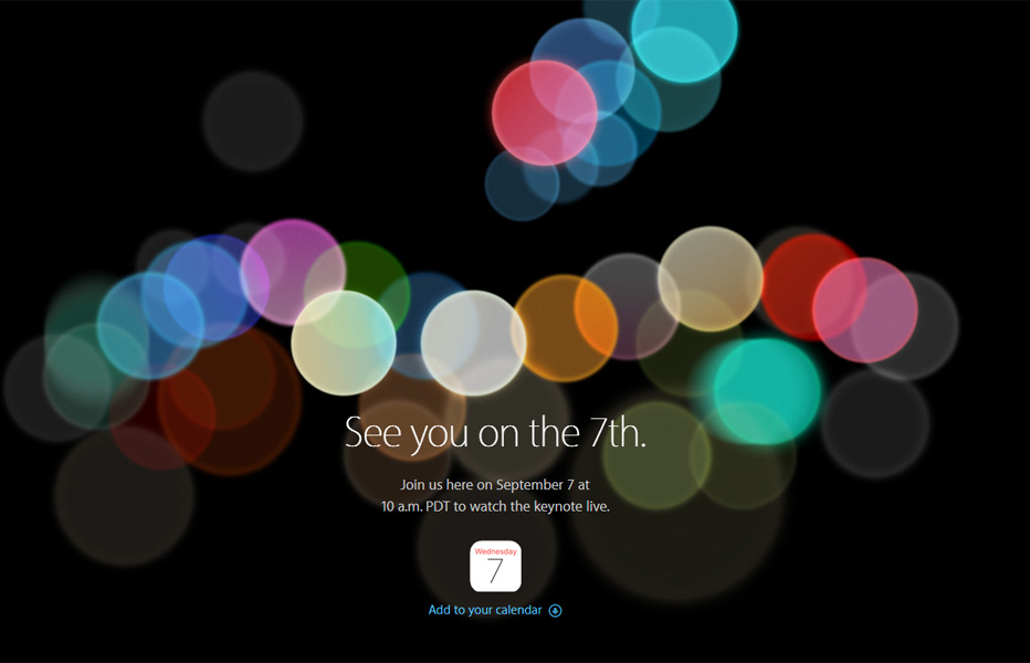 iPhone7やApple watch 2の発表イベントをライブ配信で！